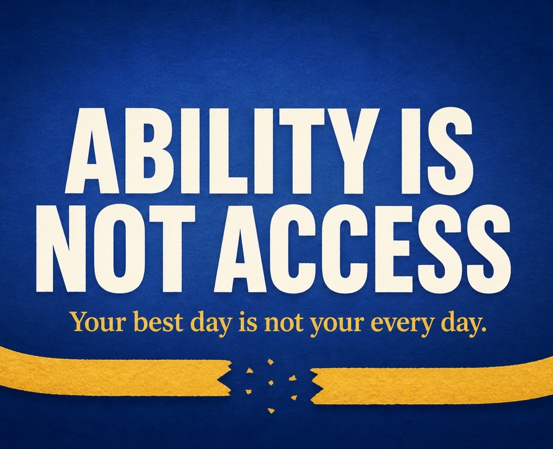 Ability Is Not Access research artwork